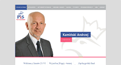 Desktop Screenshot of kaminskiandrzej.pl