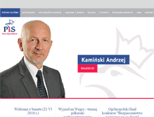 Tablet Screenshot of kaminskiandrzej.pl